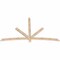 Ekena Millwork Alberta Smooth Timber Gable Bracket, Douglas Fir, 84"W x 49"H x 1 1/2"D x 3 1/2"F, 14/12 Pitch GBW084X49X0204ALB00SDF - alternate 2